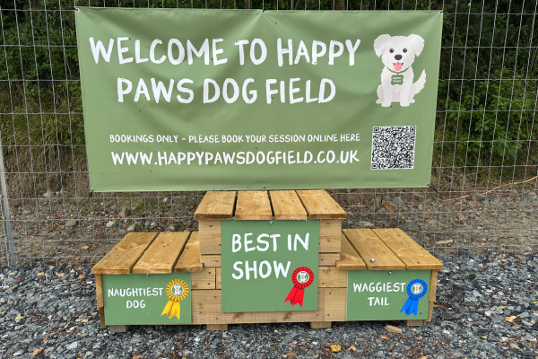 Happy Paws Dog Walking Field podium